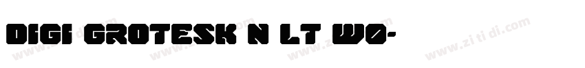 Digi Grotesk N LT W0字体转换
